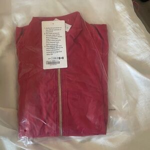 lululemon athletica Red Bomber Jacket